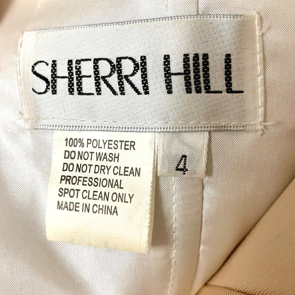Sherri Hill Embellished Sweetheart Neckline Strapless Gown Size 4 Pageant Prom - Picture 14 of 14